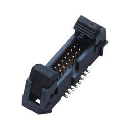 40 পি PA9T কালো UL94V-0 ল্যাচ শিরোলেখ 1.27 মিমি ejector হেডার ডান কোণ ছোট টিউব প্যাকিং