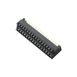 7.62 মিমি টার্মিনাল ব্লক একক সারি PA66 কালো স্নো 25% জিএফ UL94V-0 ব্রাস ধাতুপট্টাবৃত