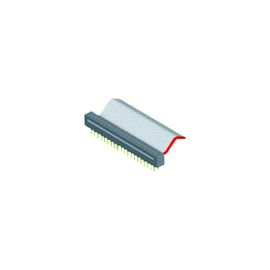 2.0 মিমি DIP প্লাগ সংযোজক 2 * 12 পি PBT কালো পি / ব্রোঞ্জ টিন প্ল্যাটফর্ম ROHS