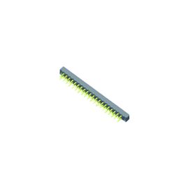 2.0 মিমি DIP প্লাগ সংযোজক 2 * 12 পি PBT কালো পি / ব্রোঞ্জ টিন প্ল্যাটফর্ম ROHS