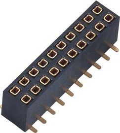 3.96mm মহিলা হেডার সংযোগকারী একক সারি শ্রীমতি 4P হংসর ব্রোঞ্জ ব্যাপকভাবে ইলেকট্রনিক্স ব্যবহৃত