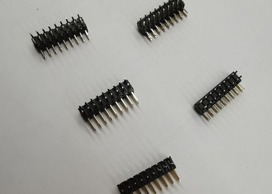 PDA 3 পিন হেডার সমকোণ, PA9T 2Mm হেডার সংযোগকারী ডবল সারি