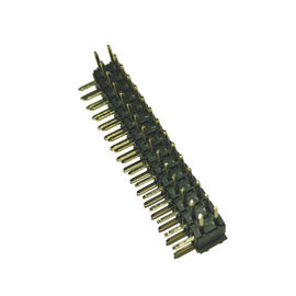 ব্রাস 2.0AMP 2Mm পিচ সংযোগকারী, PA9T পিন হেডার ডান কোণ 500V